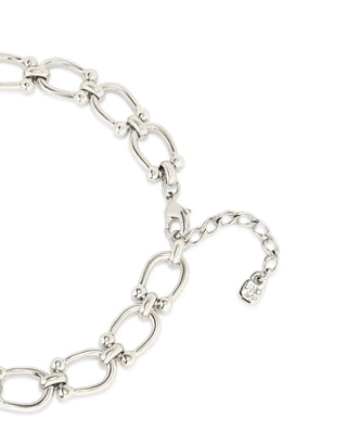Serotonin Silver - Short link chain necklace - Boutique Bella BellaUno de 50 - Necklace