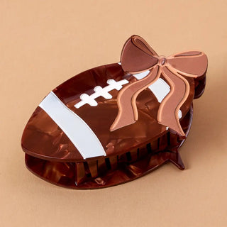 Shape Up Claw Clip-Fab Football - Boutique Bella BellaClaw Clip