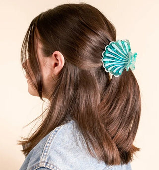 Shape Up Claw Clip - Seashell - Boutique Bella BellaHair Clip
