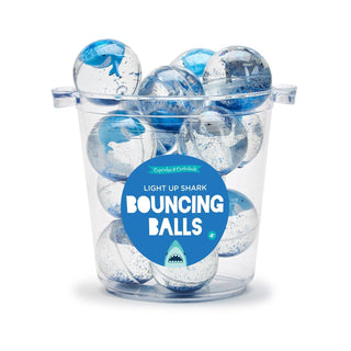 Shark Light Up and Glitter Bouncing Ball - Boutique Bella Bellabouncy ball