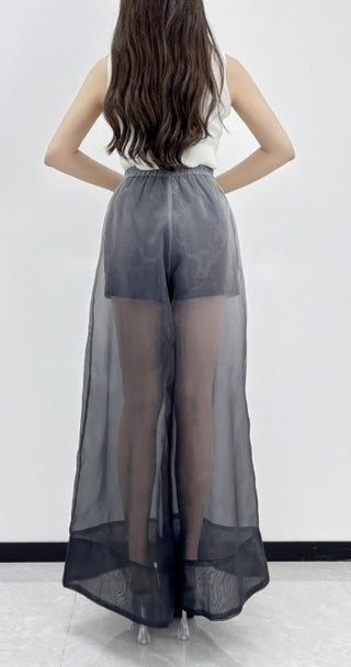 Sheer Bliss Pants - Ombre Gray - Boutique Bella BellaPants