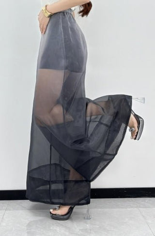 Sheer Bliss Pants - Ombre Gray - Boutique Bella BellaPants