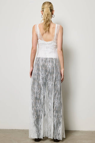 Sheer Lace Maxi Dress with Bodysuit - Boutique Bella BellaDress
