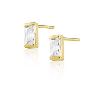 Sheila Baguette Stud - Boutique Bella BellaEarring