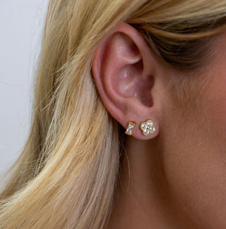 Sheila Baguette Stud - Boutique Bella BellaEarring
