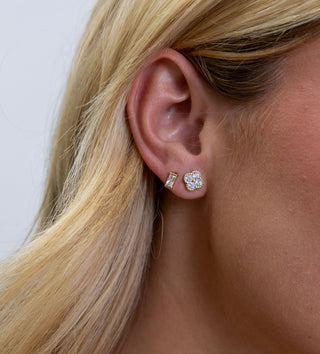 Sheila Baguette Stud - Boutique Bella BellaEarring
