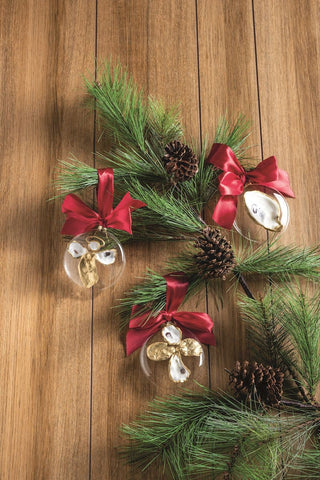 Shell Glass Ornament - Boutique Bella BellaOrnament