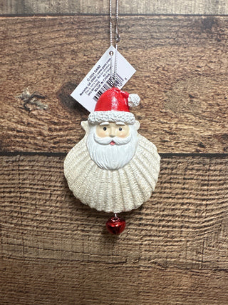 Shell Santa Ornament - Boutique Bella BellaChristmas Ornament