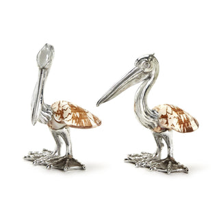 Shell Sculpture Pelican - Boutique Bella BellaFigurine