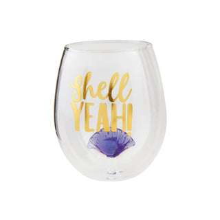 Shell Sea Icon Wine Glass - Boutique Bella Bellawine glass
