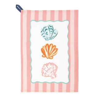 Shell Sea Printed Towel - Boutique Bella BellaKitchen Towel