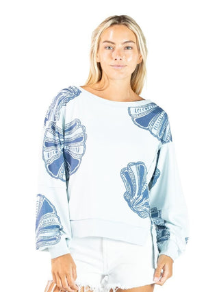 Shell Vibes Sweatshirt - Boutique Bella BellaSweatshirt