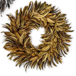 Shimmering Plumage Feather Holiday Wreath - Boutique Bella Bellawreath
