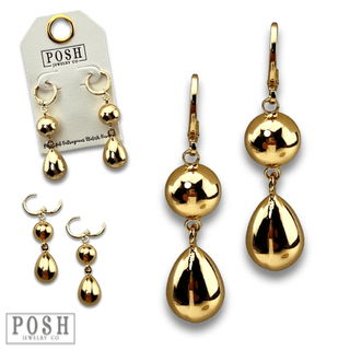 Shiny bead earring - Boutique Bella BellaEarrings