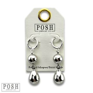Shiny bead earring - Boutique Bella BellaEarrings