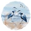 Shorebird Dinner Plate - Boutique Bella BellaPlate