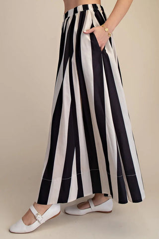 Showtime Stripes Maxi Skirt - Boutique Bella BellaSkirt