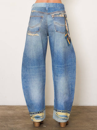 Signature Scarf Print Jeans - Boutique Bella BellaJeans