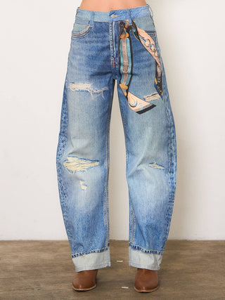 Signature Scarf Print Jeans - Boutique Bella BellaJeans