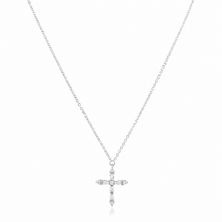 Gabriella CZ Cross Necklace