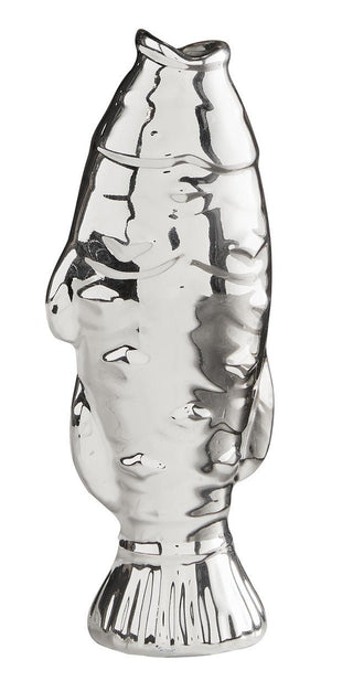 Silver Fish Accent Vase - Boutique Bella Bellavase
