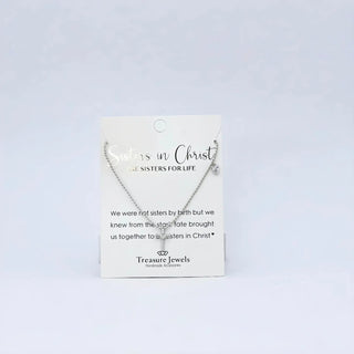 Sisters in Christ Silver Necklace - Boutique Bella BellaNECKLACE
