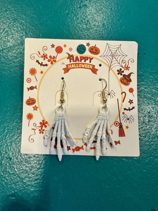 Skeleton Hand Earrings - Boutique Bella Bellaearrings
