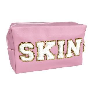 Skin Glam Cosmetic Bag Cream - Boutique Bella BellaPouches