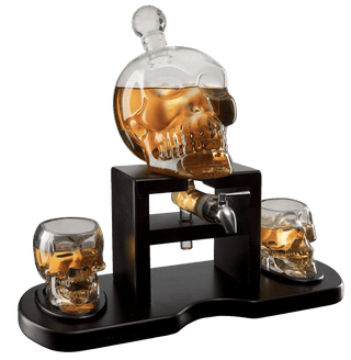 Skull Whiskey 750ML Decanter Set Premium Barware Gift Elegant Drinkware Collection - Boutique Bella BellaDecanter Sets