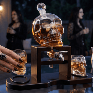 Skull Whiskey 750ML Decanter Set Premium Barware Gift Elegant Drinkware Collection - Boutique Bella BellaDecanter Sets