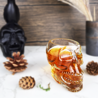 Skull Shot Glasses Set Of 6 By 3OZ Skull Glasses 3 H Goth Gifts Skull Gifts Skull De