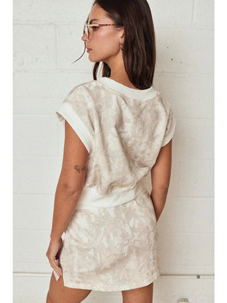 Sleeveless V - Neck Lounge Skirt Set - Boutique Bella BellaSets