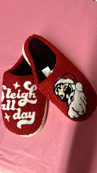 Sleigh All Day Comfy Slippers - Boutique Bella BellaHouse Slippers