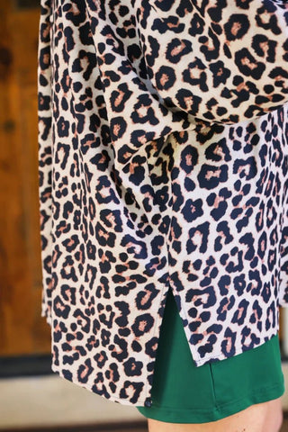 Sloan Button Up - Safari Chic - Boutique Bella BellaButton-Up