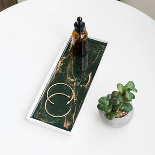 Small Ceramic Resin Trays - Jade - Boutique Bella Belladecorative tray