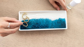 Small Ceramic Resin Trays - Ocean Vibes - Boutique Bella BellaTray