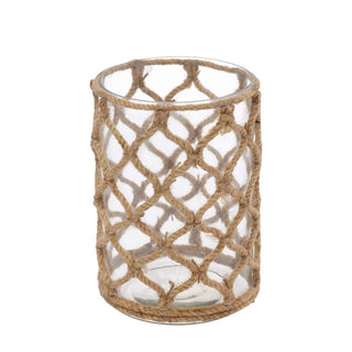 Small Jute Hurricane - Boutique Bella Bellahurricane lantern