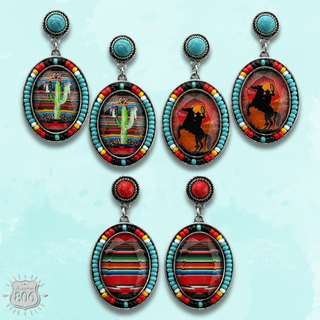 Small oval seed bead earring, last call - Boutique Bella BellaEarrings