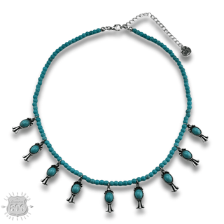 Small squash blossom necklace, last call - Boutique Bella BellaNecklaces