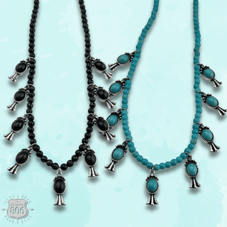 Small squash blossom necklace, last call - Boutique Bella BellaNecklaces
