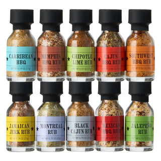 Smokehouse Bbq Gourmet Grilling Spice Set 10 Set Glass Bottle Seasonings Grill Seasoning Flavors Inc - Boutique Bella Bella