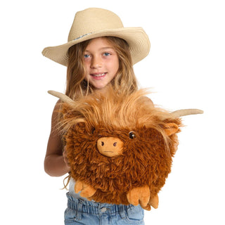 Snuggle Puff Super Soft Large Highland Cow - Boutique Bella BellaStuffed Animal