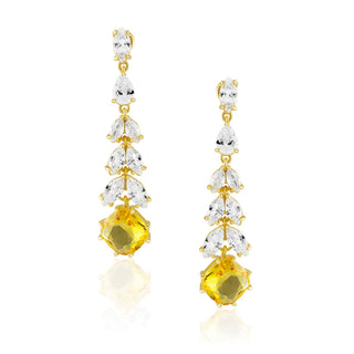 Soleil CZ Drop Earring - Boutique Bella BellaEarring