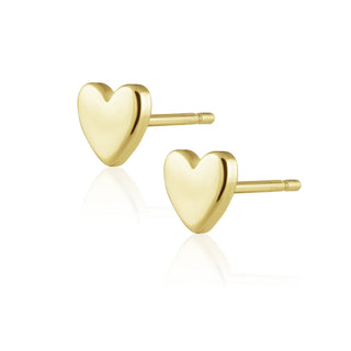 Solid Heart Studs - Boutique Bella BellaEarring