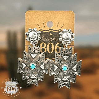 Southwest Aztec style earring - Boutique Bella BellaEarrings
