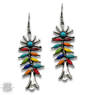 Southwest flower earring - LC - Boutique Bella BellaEarrings