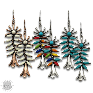 Southwest flower earring - LC - Boutique Bella BellaEarrings