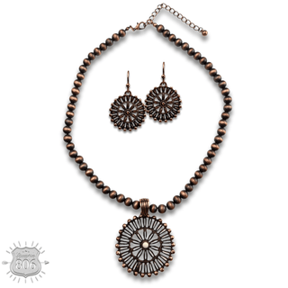 Southwest necklace set - LC - Boutique Bella BellaJewelry Set