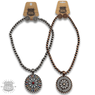 Southwest necklace set - LC - Boutique Bella BellaJewelry Set