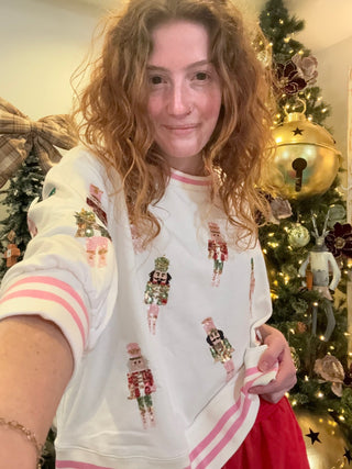 Sparkle Nutcracker Sweatshirt - Boutique Bella BellaSweatshirt